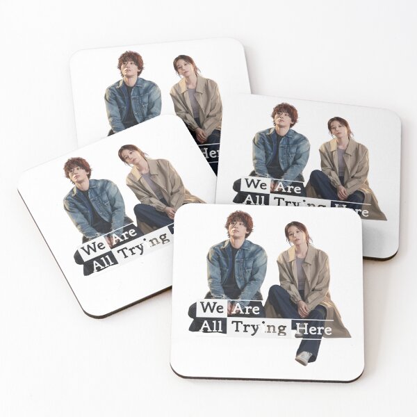 Item preview, We Are All Trying Here kdrama designed and sold by selvashop.