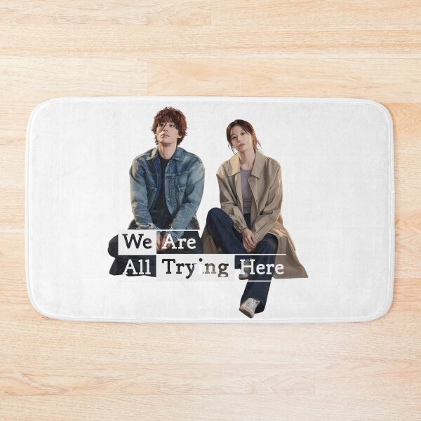 Item preview, We Are All Trying Here kdrama designed and sold by selvashop.