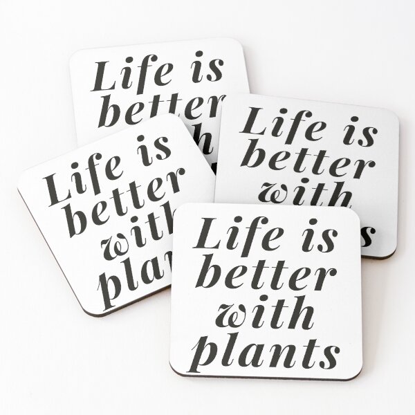 Item preview, Life Better With Plants Design designed and sold by PakoArtStudio.