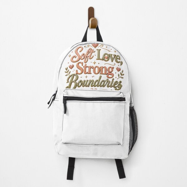 Item preview, Soft Love Strong Boundaries Relationship Quote designed and sold by JagrDesigns.