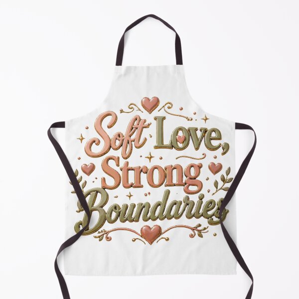 Item preview, Soft Love Strong Boundaries Relationship Quote designed and sold by JagrDesigns.