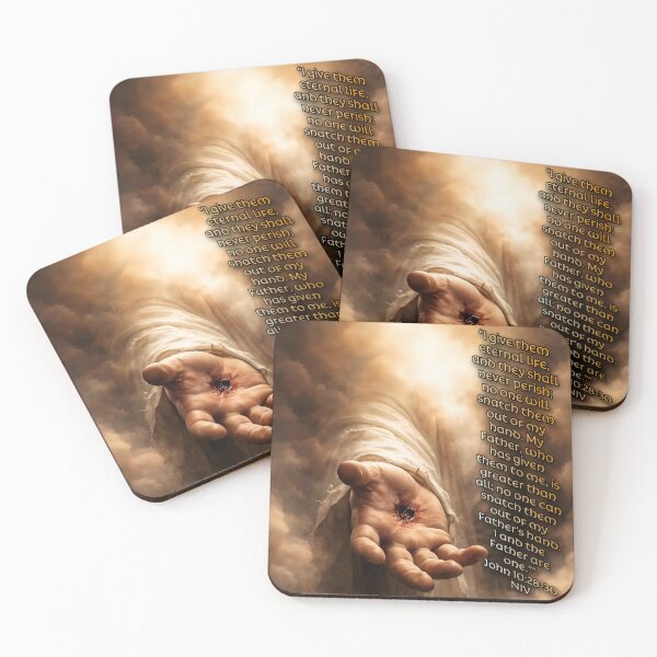 Item preview, John 10:28-30 NIV - JCTRUTHER designed and sold by JCTRUTHERshop.