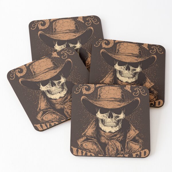 Item preview, Slop Wrangler Vintage Western Skull Poster Style T-Shirt Design designed and sold by gimpysticks.
