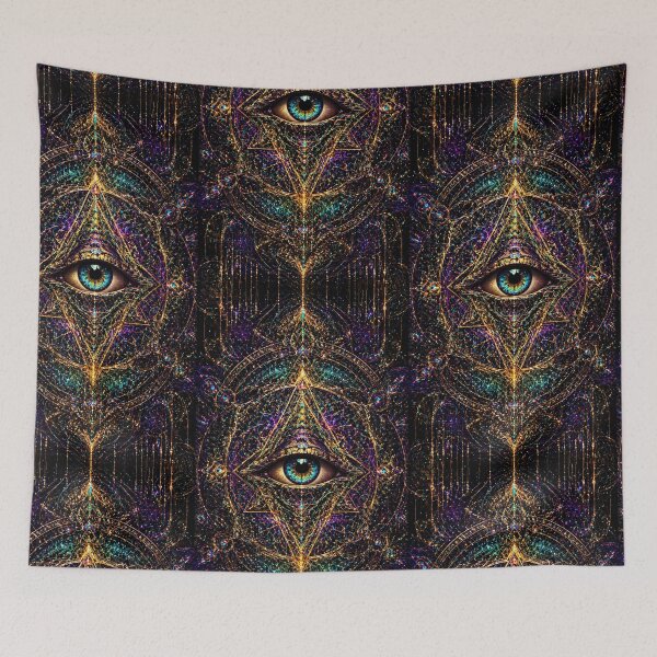 Item preview, Golden Third Eye | Fractals and Mandalas | Sublime Nature designed and sold by monkeybusiness.pt.