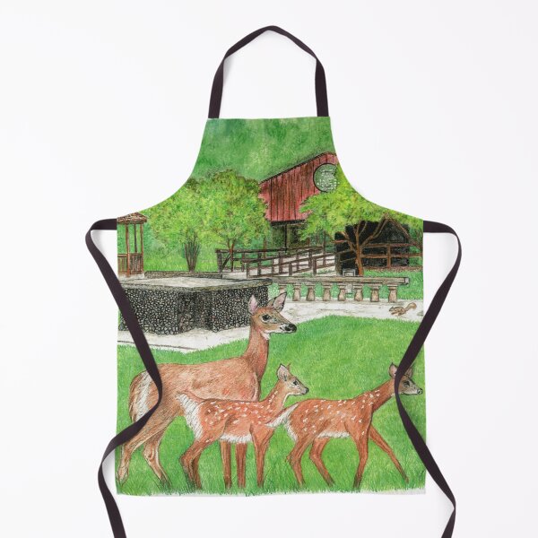 Item preview, Deer in Humiston Woods designed and sold by LisaGreenStudioLLC.