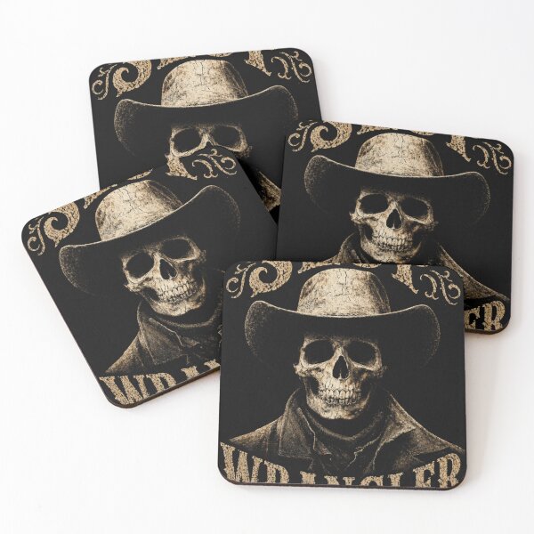 Item preview, Slop Wrangler Dark Western Skull Cowboy Graphic Tee Design designed and sold by gimpysticks.