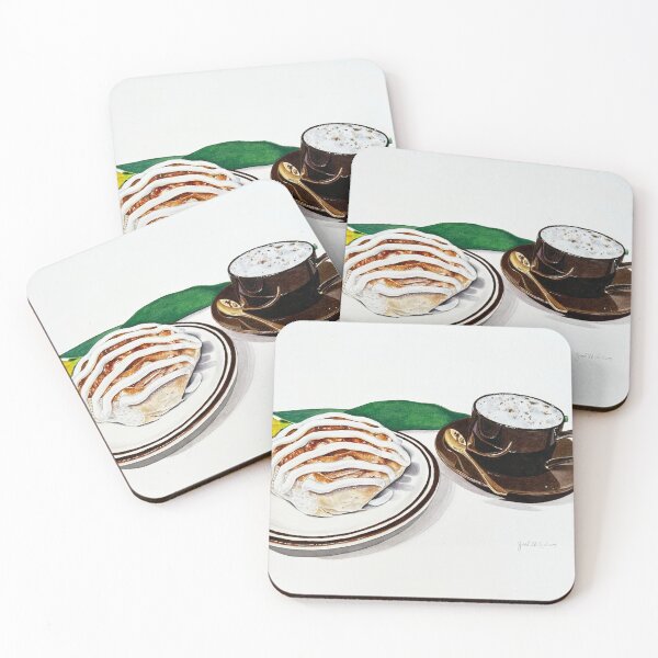 Item preview, Cinnamon Roll and Cappuccino designed and sold by joeyartist.