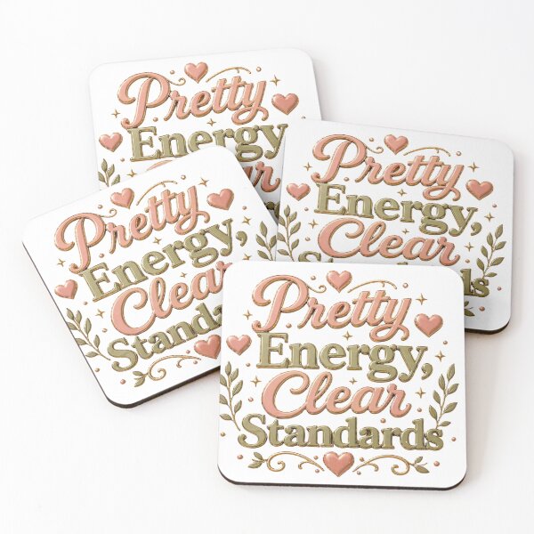 Item preview, Pretty Energy Clean Standards Self Respect Quote designed and sold by JagrDesigns.