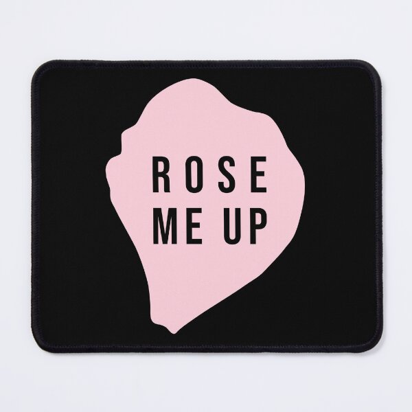 Item preview, Rose Me Up Minimalist Pink Petal Quote designed and sold by LekkieStudioArt.
