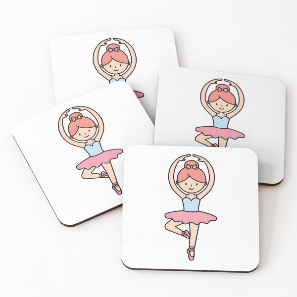 Item preview, Cute Cartoon Ballerina in Flat Vector Style   designed and sold by AbanoubStore.