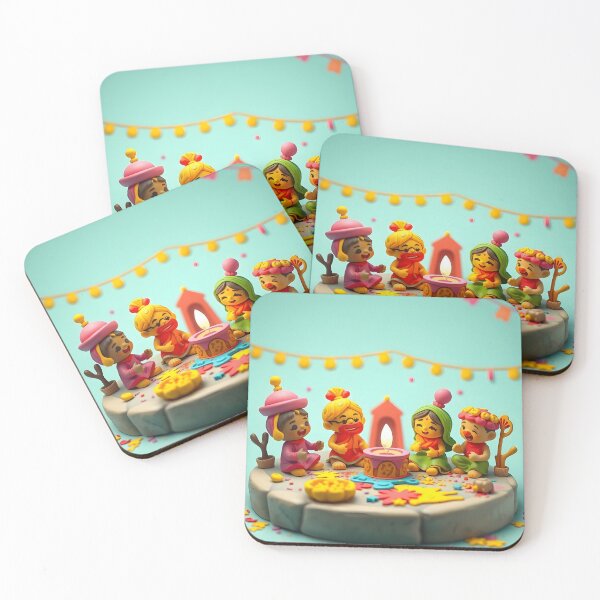 Item preview, Holi Diya Celebration Sticker designed and sold by Teewave-Ashish.