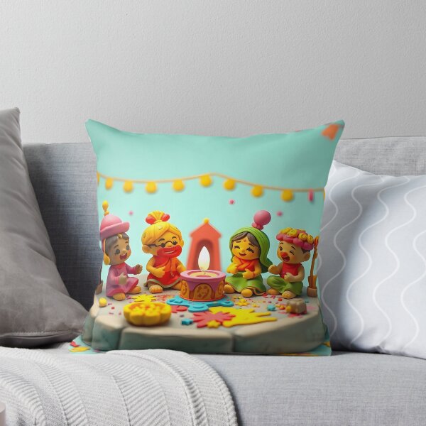 Item preview, Holi Diya Celebration Sticker designed and sold by Teewave-Ashish.