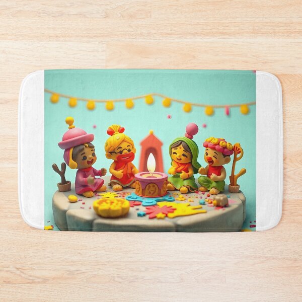 Item preview, Holi Diya Celebration Sticker designed and sold by Teewave-Ashish.