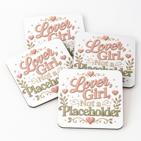Item preview, Lover Girl Not a Placeholder Relationship Quote  designed and sold by JagrDesigns.