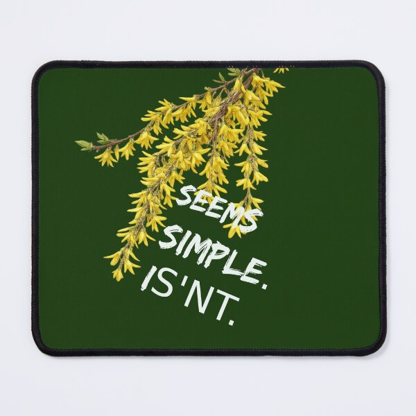 Item preview, SEEMS SIMPLE. ISN’T. – Bold Floral Statement Design designed and sold by IrynaLineArt.