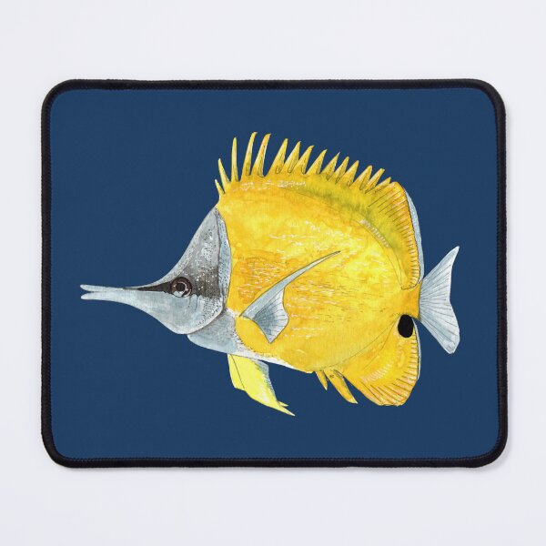 Item preview, YELLOW LONGNOSE BUTTERFLYFISH-Forcipiger flavissimus designed and sold by BEATRIZ ABAITUA.