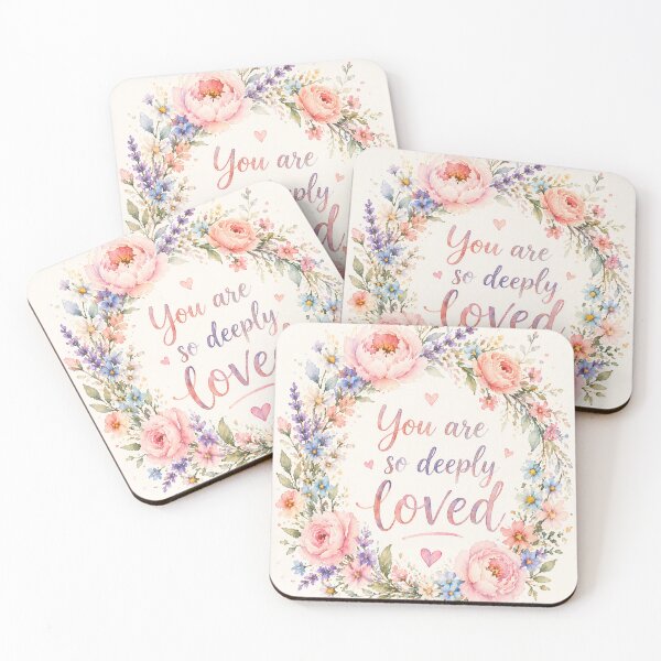 Item preview, You Are So Deeply Loved Floral Wreath | Mothers Day or Valentines designed and sold by inspired-works.