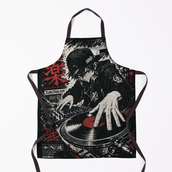 Item preview, Turntablism Manga DJ – “Music Is a Language” Streetwear Graphic Tee designed and sold by EvulAtheng Designs.
