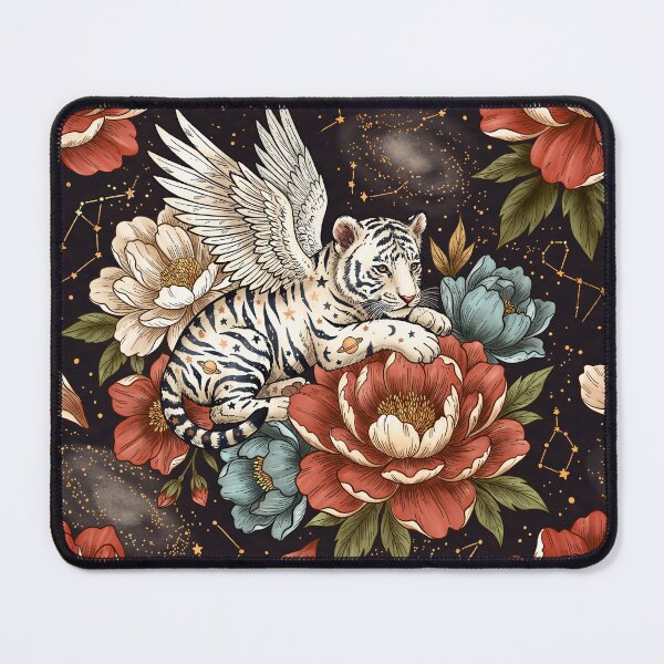 Item preview, Celestial Tigers and Peonies designed and sold by mmartabc.