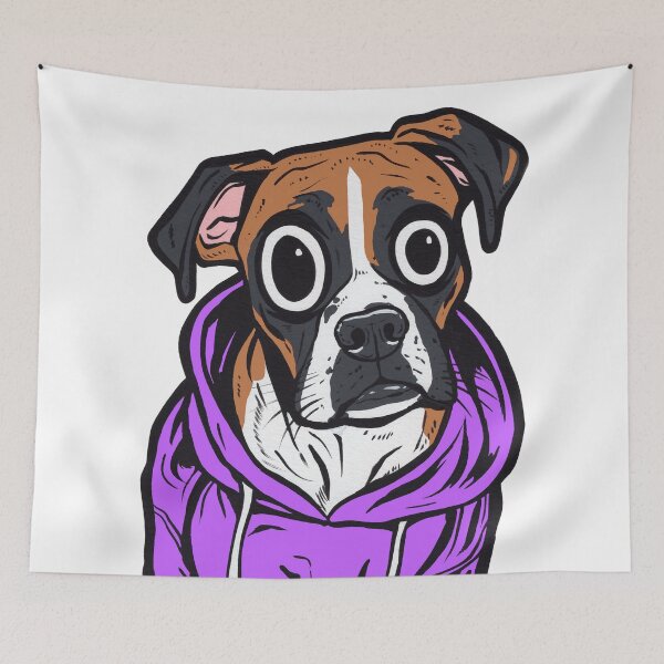 Item preview, Boxer Dog Hoodie designed and sold by turddemon.