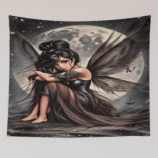 Item preview, Shadow Grace: The Midnight Moon Fairy designed and sold by Designs by kp .