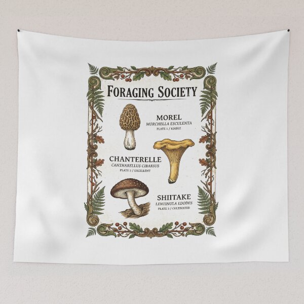 Artikelvorschau, Pilzführer der Foraging Society 2026 entworfen und verkauft von FlamaC.