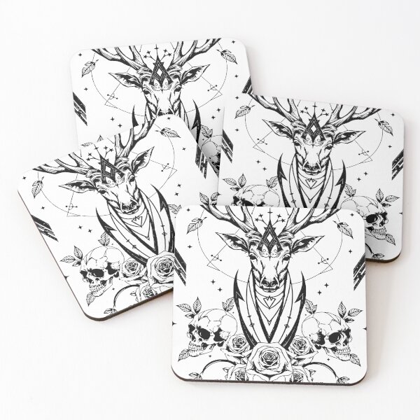 Item preview, Deer - Tattoo  designed and sold by LKozerski.