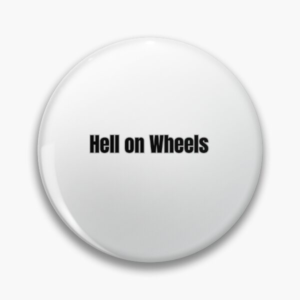 Item preview, Hell On Wheels - Aggressive Racing Typography designed and sold by BoldTypeGoods.