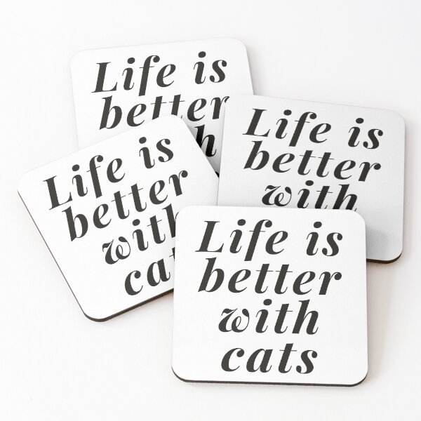 Item preview, Life is better with cats designed and sold by PakoArtStudio.