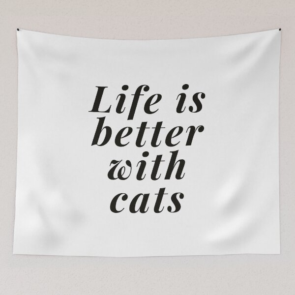 Item preview, Life is better with cats designed and sold by PakoArtStudio.
