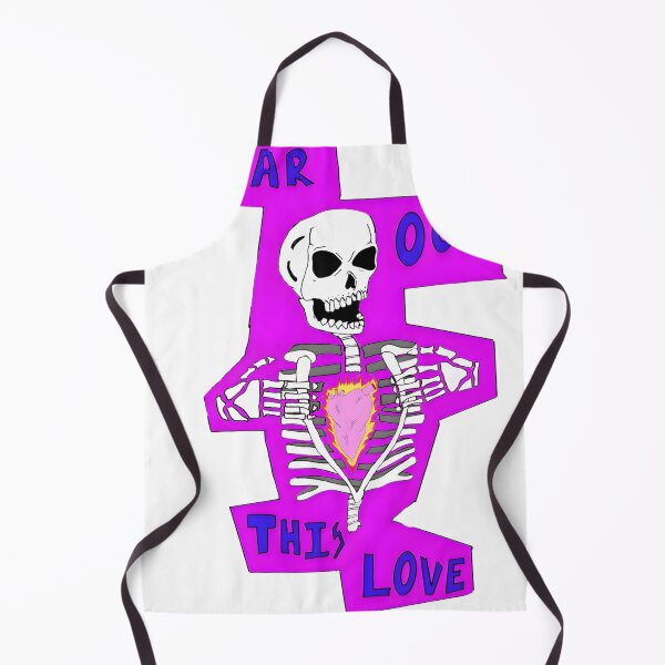Item preview, Burning Ribcage Skeleton Love Graphic designed and sold by tsunoi.