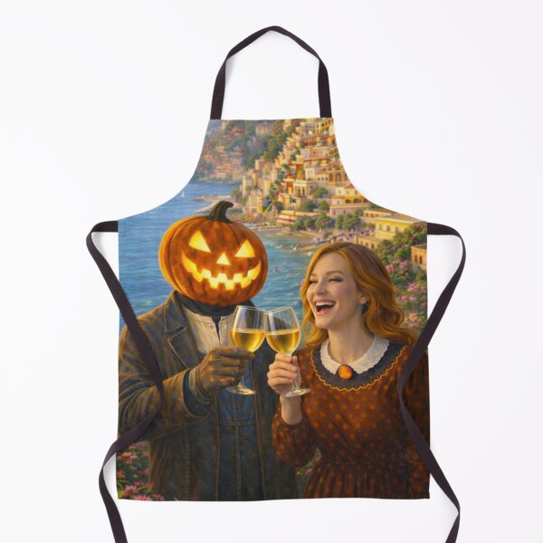 Item preview, Headless Horseman Coastal Romance – Halloween Fantasy Art designed and sold by TheHorsemanRidesAgain.