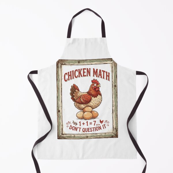 Item preview, Chicken Math Backyard Farmer Funny Hen Eggs 2026 designed and sold by FlamaC.