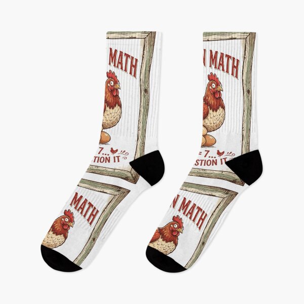Item preview, Chicken Math Backyard Farmer Funny Hen Eggs 2026 designed and sold by FlamaC.