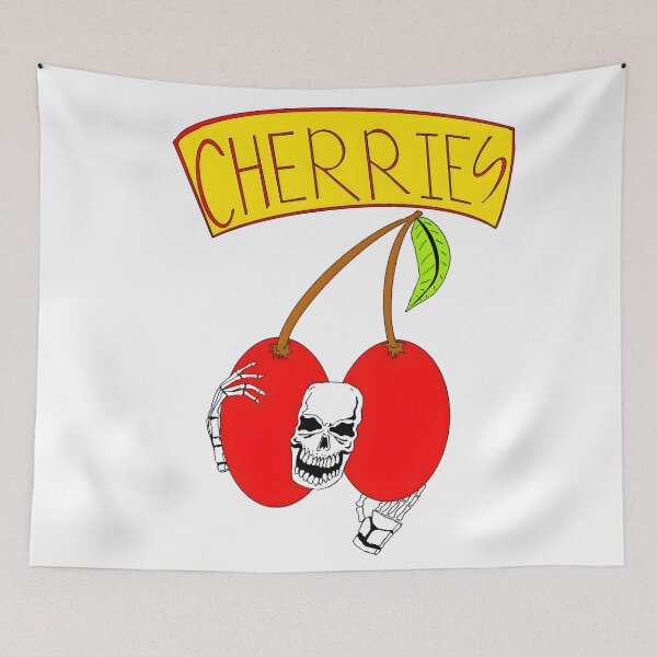 Item preview, Sweet but Deadly Skull Cherries Art designed and sold by tsunoi.
