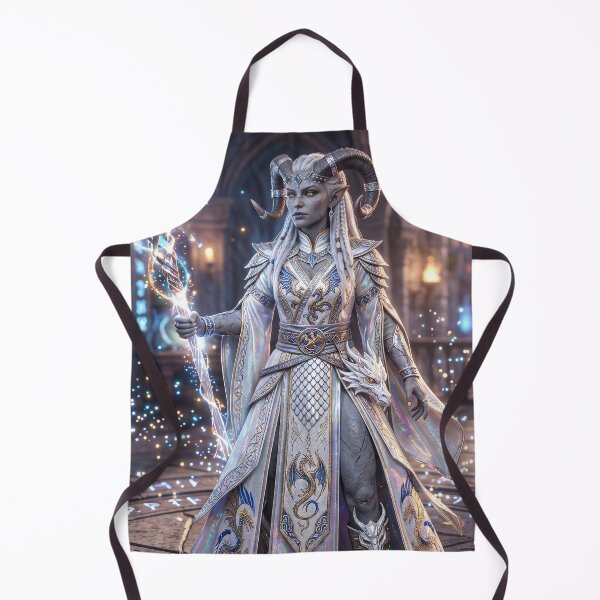 Item preview, Draenei Mage of Dalaran - Arcane Elegance designed and sold by InspirAI.
