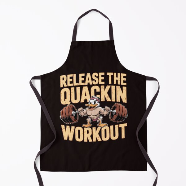 Item preview, Release The Quackin Workout – Duck Pun T-Shirt Funny Fitness Apparel designed and sold by Redgiant87x.