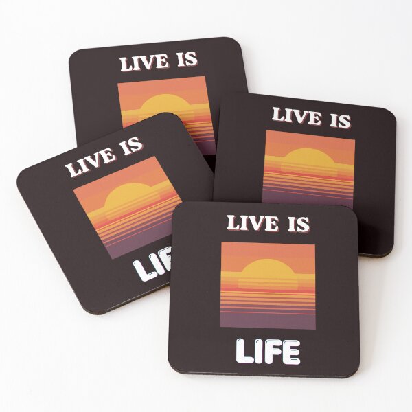 Item preview, Live Is Life – Positive Motivational Quote Lifestyle designed and sold by NapoliApparel.