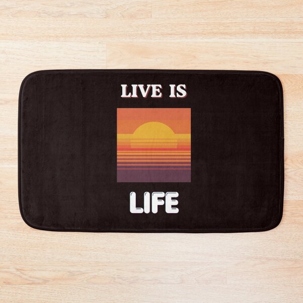 Item preview, Live Is Life – Positive Motivational Quote Lifestyle designed and sold by NapoliApparel.