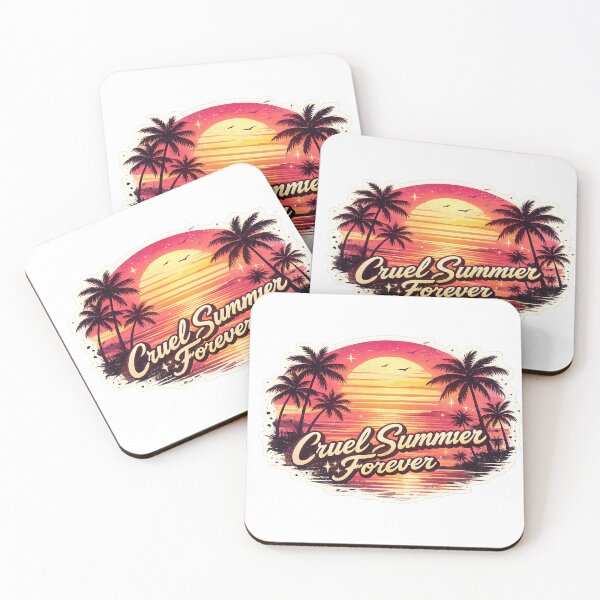 Item preview, Cruel Summer Forever | Retro Sunset Beach Aesthetic designed and sold by Greemo03.