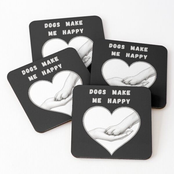 Item preview, Dogs make me happy designed and sold by Julitasells.