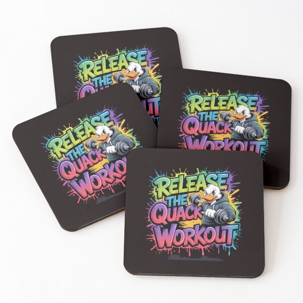 Item preview, Release The Quackin Workout – Gym Humor Tee Duck Fitness Design designed and sold by Redgiant87x.