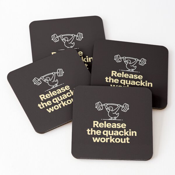 Item preview, Release The Quackin Workout – Funny Fitness Apparel Duck Pun Humor designed and sold by Redgiant87x.