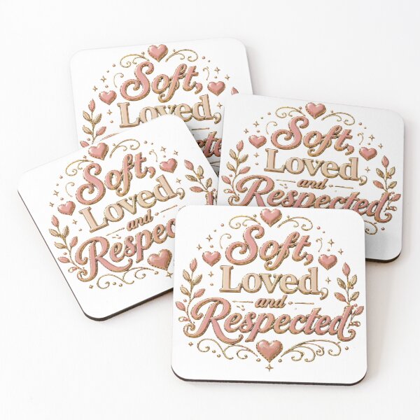 Item preview, Soft Love Respected Relationship Quote designed and sold by JagrDesigns.