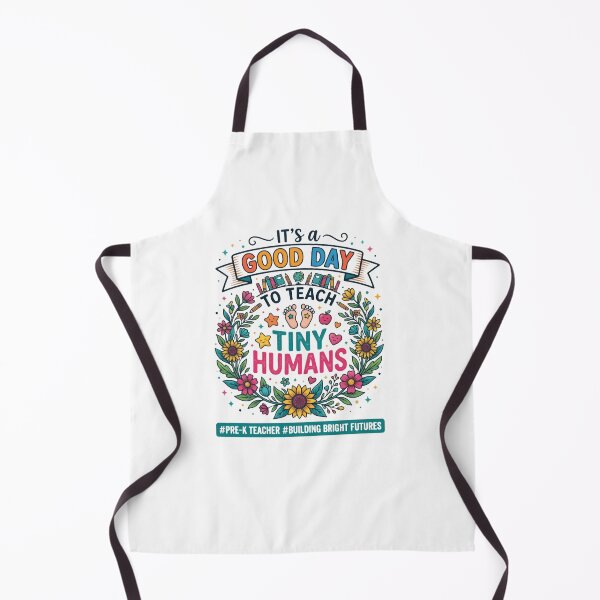Item preview, It's a Good Day to Teach Tiny Humans - Groovy Pre-K Teacher Appreciation Design designed and sold by MyStore2025.