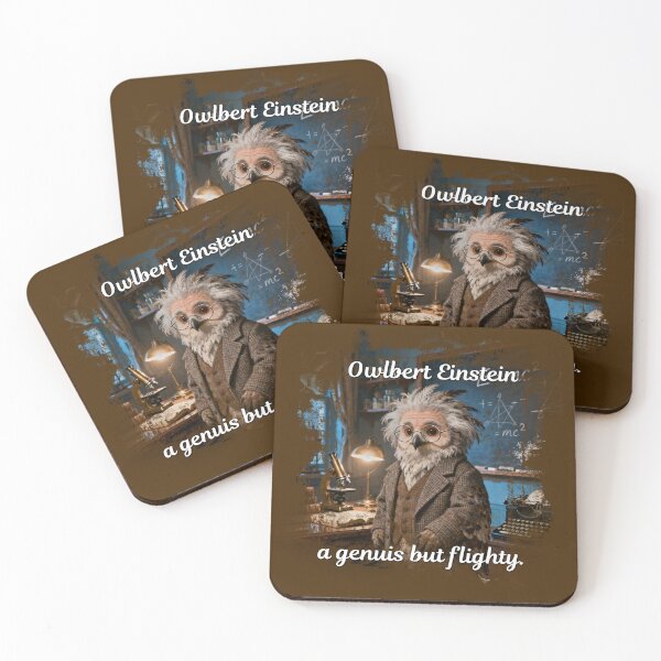 Item preview, Owlbert Einstein designed and sold by KreativeCrow.