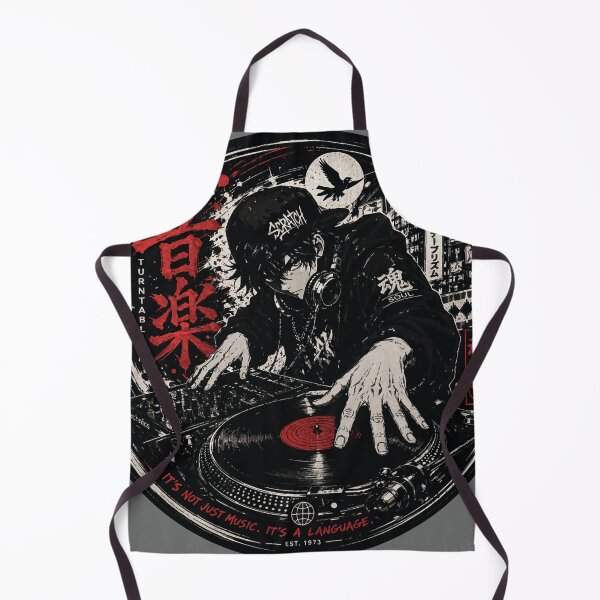 Item preview, Turntablism Manga DJ – “Music Is a Language” Streetwear Graphic Tee designed and sold by EvulAtheng Designs.