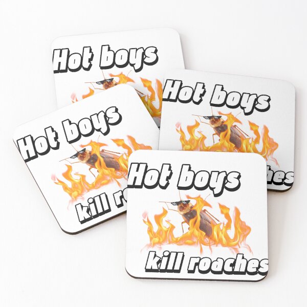 Item preview, Hot boys kill roaches shirt designed and sold by NerdyWizard21.