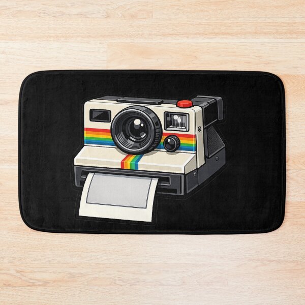 Item preview, Retro Instant Camera 1970s Vintage Film Camera Cartoon Illustration Aesthetic Photography Design designed and sold by 486DesignCo.