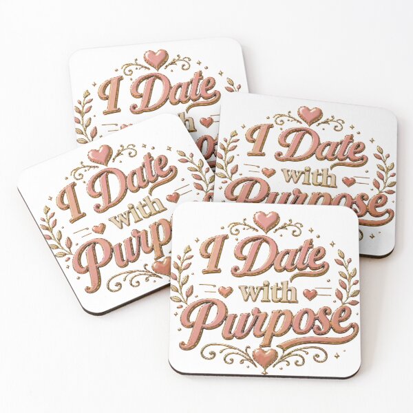 Item preview, I Date With Purpose Relationship Quote designed and sold by JagrDesigns.